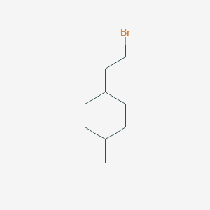 molecular formula C9H17B B3053569 1-(2-溴乙基)-4-甲基环己烷 CAS No. 5452-69-7