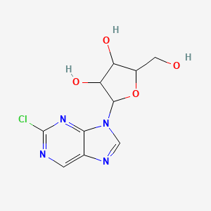 2-(2-Chloropurin-9-yl)-5-(hydroxymethyl)oxolane-3,4-diol