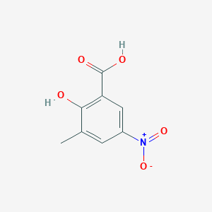 molecular formula C8H7NO5 B3053602 2-羟基-3-甲基-5-硝基苯甲酸 CAS No. 54674-88-3