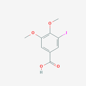 molecular formula C9H9IO4 B3053603 3-Iodo-4,5-dimethoxybenzoic acid CAS No. 5468-22-4