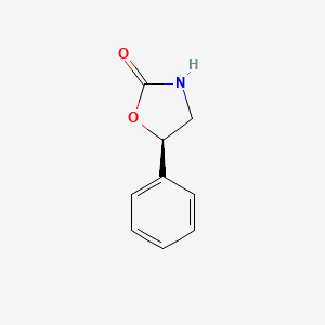 molecular formula C9H9NO2 B3053609 2-恶唑烷酮，5-苯基-，（5R）- CAS No. 54705-41-8