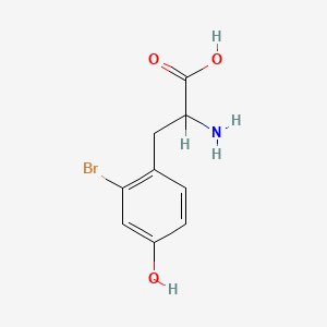 2-Amino-3-(2-bromo-4-hydroxyphenyl)propanoic acid