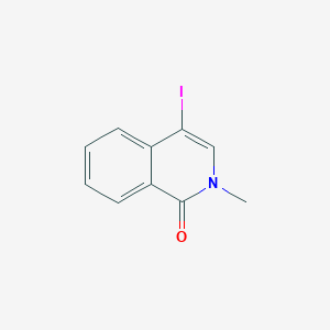 molecular formula C10H8INO B3053639 4-Iodo-2-methylisoquinolin-1(2H)-one CAS No. 54931-61-2