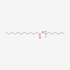 molecular formula C20H40O2 B3053672 Dodecanoic acid, 1-methylheptyl ester CAS No. 55194-07-5