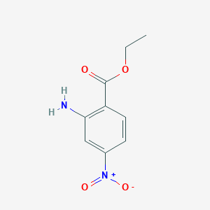 molecular formula C9H10N2O4 B3053675 2-氨基-4-硝基苯甲酸乙酯 CAS No. 55204-24-5