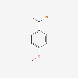 molecular formula C9H11BrO B3053676 1-(1-Bromoethyl)-4-methoxybenzene CAS No. 55214-85-2