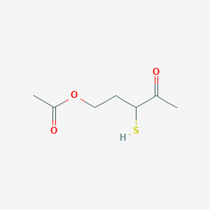 4-Oxo-3-sulfanylpentyl acetate