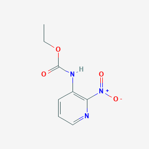 molecular formula C8H9N3O4 B3053688 ethyl N-(2-nitropyridin-3-yl)carbamate CAS No. 55304-91-1