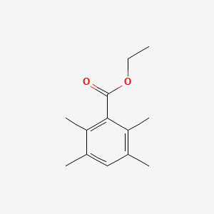 molecular formula C13H18O2 B3053693 2,3,5,6-四甲基苯甲酸乙酯 CAS No. 55352-35-7