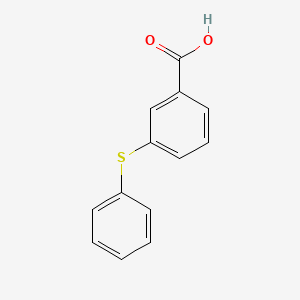 molecular formula C13H10O2S B3053699 3-(Phenylthio)benzoic acid CAS No. 5537-72-4