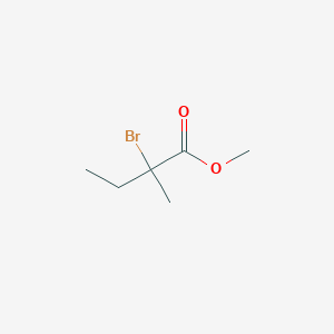 molecular formula C6H11BrO2 B3053701 2-溴-2-甲基丁酸甲酯 CAS No. 55418-46-7