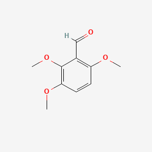 molecular formula C10H12O4 B3053712 2,3,6-Trimethoxybenzaldehyde CAS No. 5556-86-5