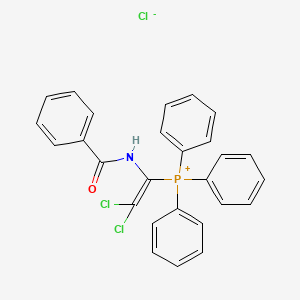 Phosphonium, [1-(benzoylamino)-2,2-dichloroethenyl]triphenyl-, chloride