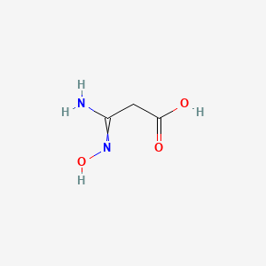 molecular formula C3H6N2O3 B3053723 (N-Hydroxycarbamimidoyl)-acetic acid CAS No. 55654-11-0