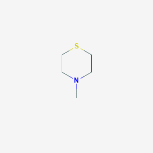 molecular formula C5H11NS B3053730 N-Methylthiomorpholine CAS No. 55675-72-4