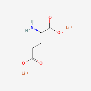 molecular formula C5H9LiNO4 B3053734 L-谷氨酸锂 CAS No. 55695-80-2