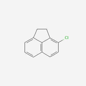 molecular formula C12H9Cl B3053738 Acenaphthylene, 3-chloro-1,2-dihydro- CAS No. 5573-31-9