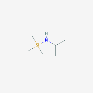 molecular formula C6H17NSi B3053742 Isopropyl(trimethylsilyl)amine CAS No. 5577-65-1