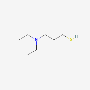 molecular formula C7H17NS B3053743 1-Propanethiol, 3-(diethylamino)- CAS No. 55790-39-1