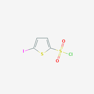 molecular formula C4H2ClIO2S2 B3053751 5-Iodothiophene-2-sulfonyl chloride CAS No. 55854-47-2