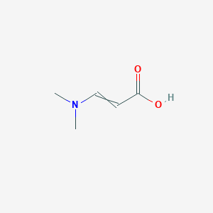 molecular formula C5H9NO2 B3053759 3-(Dimethylamino)prop-2-enoic acid CAS No. 55980-34-2