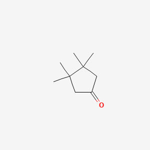 molecular formula C9H16O B3053780 3,3,4,4-Tetramethyl-cyclopentanone CAS No. 56077-22-6