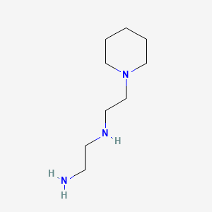 molecular formula C9H21N3 B3053807 N-(Piperidinoethyl)ethylenediamine CAS No. 5625-69-4