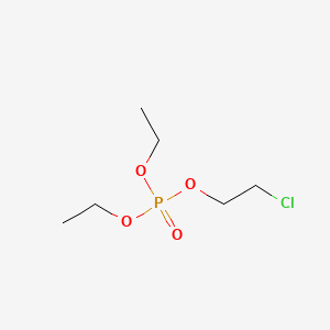molecular formula C6H14ClO4P B3053817 Phosphoric acid, 2-chloroethyl diethyl ester CAS No. 5630-71-7