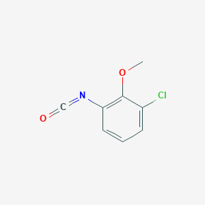 molecular formula C8H6ClNO2 B3053818 3-Chloro-2-methoxyphenyl isocyanate CAS No. 56309-55-8
