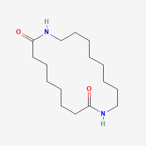 molecular formula C16H30N2O2 B3053822 1,10-Diazacyclooctadecane-2,9-dione CAS No. 56369-11-0