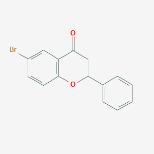 molecular formula C15H11BrO2 B3053829 6-Bromoflavanone CAS No. 56414-11-0