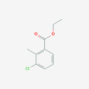 molecular formula C10H11ClO2 B3053833 Ethyl 3-chloro-2-methylbenzoate CAS No. 56427-71-5