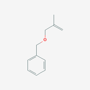 molecular formula C11H14O B3053855 {[(2-Methylprop-2-en-1-yl)oxy]methyl}benzene CAS No. 5658-46-8