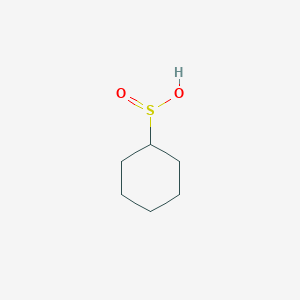 molecular formula C6H12O2S B3053882 Cyclohexanesulfinic Acid CAS No. 5675-01-4
