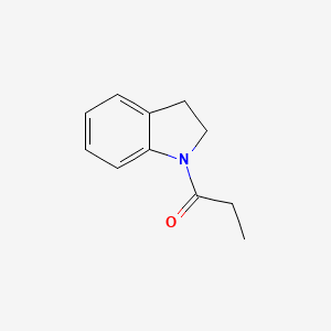 1H-Indole, 2,3-dihydro-1-(1-oxopropyl)-