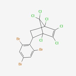 1,2,3,4,7,7-Hexachloro-5-(2,4,6-tribromophenyl)bicyclo[2.2.1]hept-2-ene