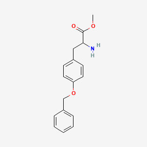 molecular formula C17H19NO3 B3053955 O-benzyl-L-tyrosine methyl ester CAS No. 57177-83-0