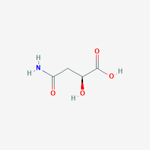 molecular formula C4H7NO4 B3053961 (2S)-4-Amino-2-hydroxy-4-oxobutanoic acid CAS No. 57229-74-0