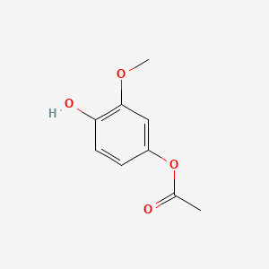 molecular formula C9H10O4 B3053965 4-Hydroxy-3-methoxyphenyl acetate CAS No. 57244-88-9