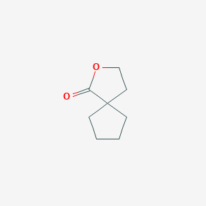 molecular formula C8H12O2 B3053979 2-Oxaspiro[4.4]nonan-1-one CAS No. 5732-98-9