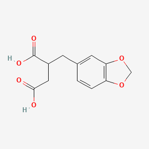 2-(1,3-Benzodioxol-5-ylmethyl)butanedioic acid