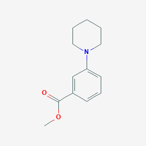 molecular formula C13H17NO2 B3053999 Methyl 3-(piperidin-1-yl)benzoate CAS No. 57489-59-5