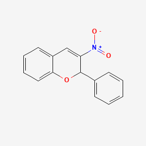 molecular formula C15H11NO3 B3054002 3-Nitro-2-phenyl-2H-chromene CAS No. 57543-84-7