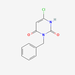 molecular formula C11H9ClN2O2 B3054007 3-benzyl-6-chloro-1H-pyrimidine-2,4-dione CAS No. 5759-76-2