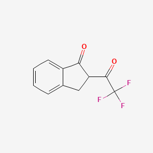 molecular formula C11H7F3O2 B3054008 2-(Trifluoroacetyl)indan-1-one CAS No. 576-12-5
