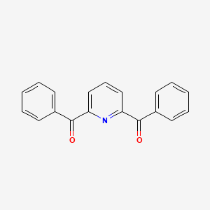 molecular formula C19H13NO2 B3054019 2,6-Dibenzoylpyridine CAS No. 5768-24-1