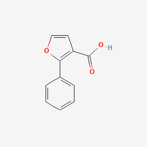 molecular formula C11H8O3 B3054021 2-Phenylfuran-3-carboxylic acid CAS No. 57697-76-4
