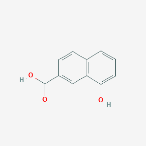 molecular formula C11H8O3 B3054032 8-羟基萘-2-羧酸 CAS No. 5776-28-3