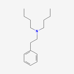 molecular formula C16H27N B3054035 N,N-Dibutylphenethylamine CAS No. 5779-51-1