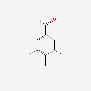 molecular formula C10H12O B3054037 3,4,5-Trimethylbenzaldehyde CAS No. 5779-74-8